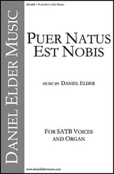 Puer Natus Est Nobis SATB choral sheet music cover